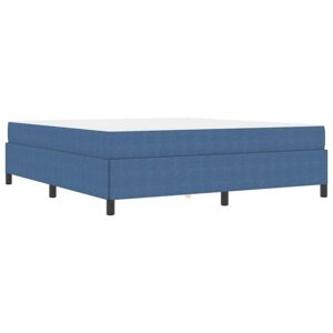 Bed Frame Blue 180 x 200 cm Corduroy fabric vidaXL Bed Frame Blue 180 x 200 cm Corduroy fabric vidaXL