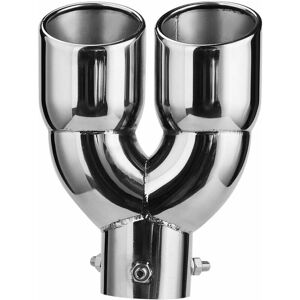 Soleil - for Exhaust Tip Exhaust Pipe Double Outlet Car Exhaust Pipe Stainless Steel Muffler Tips Muffler 63-76-220 Soleil - for Exhaust Tip Exhaust Pipe Double Outlet Car Exhaust Pipe Stainless Steel Muffler Tips Muffler 63-76-220