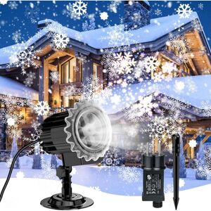 AIPERQ Outdoor Christmas Projector led Snowflake Projector led Projector IP65 Waterproof Snowfall Effect Lights Decoration for Christmas, Indoor, Party, AIPERQ Outdoor Christmas Projector led Snowflake Projector led Projector IP65 Waterproof Snowfall Effect Lights Decoration for Christmas, Indoor, Party,