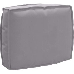 vidaXL Outdoor Cushion Grey Cotton Medium - Cushion Type vidaXL Outdoor Cushion Grey Cotton Medium - Cushion Type