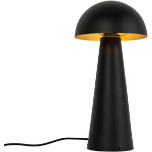 Qazqa Black Outdoor Floor Lamp Mushroom 50cm - E27 Max 60W Qazqa Black Outdoor Floor Lamp Mushroom 50cm - E27 Max 60W