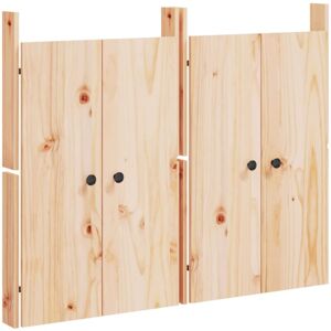Outdoor Kitchen Doors 2 pcs 50x9x82 cm Solid Wood Pine vidaXL Outdoor Kitchen Doors 2 pcs 50x9x82 cm Solid Wood Pine vidaXL