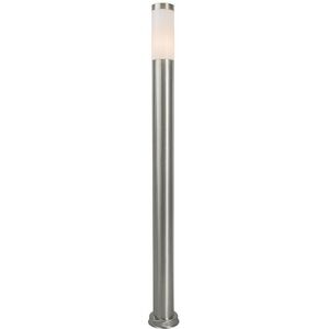 QAZQA Stainless Steel Outdoor Floor Lamp - 110cm IP44 QAZQA Stainless Steel Outdoor Floor Lamp - 110cm IP44