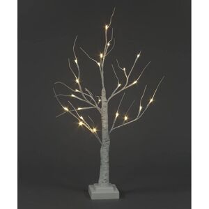 SNOWTIME Outdoor or Indoor White Birch Tree with 24 Warm White LEDs - 60cm Battery Power SNOWTIME Outdoor or Indoor White Birch Tree with 24 Warm White LEDs - 60cm Battery Power