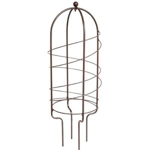 Outdoor Pot Plant Support - Mild Steel - L75 x W26 x H26 cm - Bronze Outdoor Pot Plant Support - Mild Steel - L75 x W26 x H26 cm - Bronze