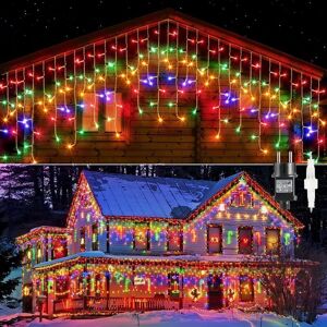 BEIJIYI Outdoor String Lights, 10m LED Christmas Lights with 400 Lights, Waterproof Fairy Lights, 8 Modes Christmas LED String Lights, Suitable for Home Wall BEIJIYI Outdoor String Lights, 10m LED Christmas Lights with 400 Lights, Waterproof Fairy Lights, 8 Modes Christmas LED String Lights, Suitable for Home Wall