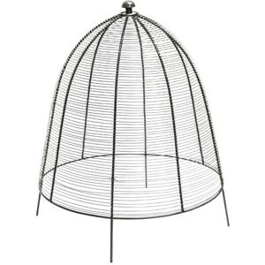 Outdoor Wired Plant Protector - Mild Steel - L47 x W47 x H55 cm - Zinc Outdoor Wired Plant Protector - Mild Steel - L47 x W47 x H55 cm - Zinc