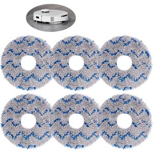 Csparkv - Outer Diameter 13.5cm, Inner Diameter 3.5cm, 6 Pack Blue Replacement Cleaning Cloths for Ecovacs T20, T20pro, T20max, T20 max plus, T20 pro Csparkv - Outer Diameter 13.5cm, Inner Diameter 3.5cm, 6 Pack Blue Replacement Cleaning Cloths for Ecovacs T20, T20pro, T20max, T20 max plus, T20 pro