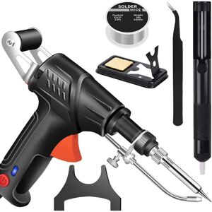 COOCHEER Portable Industrial Soldering Iron with Internal Heating, Multifunction Soldering Iron, Welding Gun, Welding Machine (Black, with Internal Heating) COOCHEER Portable Industrial Soldering Iron with Internal Heating, Multifunction Soldering Iron, Welding Gun, Welding Machine (Black, with Internal Heating)