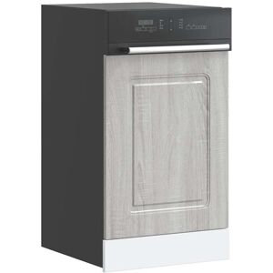 Dishwasher Panel Kalmar Grey Sonoma 45x1.5x67 cm Engineered Wood Vidaxl Dishwasher Panel Kalmar Grey Sonoma 45x1.5x67 cm Engineered Wood Vidaxl