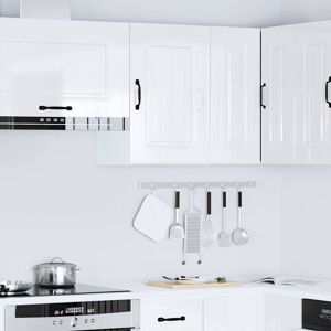 Kitchen Wall Cabinet Kalmar High Gloss White Engineered Wood Vidaxl Kitchen Wall Cabinet Kalmar High Gloss White Engineered Wood Vidaxl