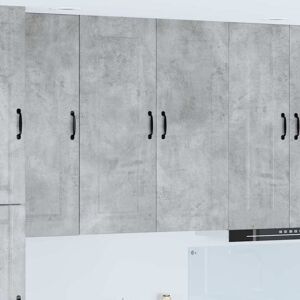 Kitchen Cabinet Kalmar Concrete Grey 80 x 31 x 100 cm vidaXL Kitchen Cabinet Kalmar Concrete Grey 80 x 31 x 100 cm vidaXL