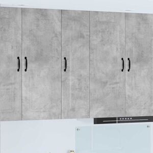 Kitchen Cabinet Kalmar Concrete Grey 30 x 31 x 100 cm vidaXL Kitchen Cabinet Kalmar Concrete Grey 30 x 31 x 100 cm vidaXL