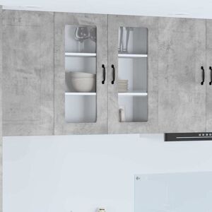 Kitchen Cabinet Kalmar Concrete Grey 80 x 31 x 80 cm vidaXL Kitchen Cabinet Kalmar Concrete Grey 80 x 31 x 80 cm vidaXL