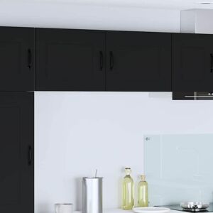 Kitchen Cabinet Kalmar Black 50 x 31 x 40 cm Engineered Wood vidaXL Kitchen Cabinet Kalmar Black 50 x 31 x 40 cm Engineered Wood vidaXL
