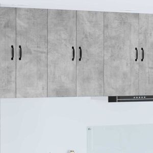 Kitchen Cabinet Kalmar Concrete Grey 60 x 31 x 80 cm vidaXL Kitchen Cabinet Kalmar Concrete Grey 60 x 31 x 80 cm vidaXL