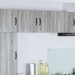 Kitchen Cabinet Kalmar 2 pcs Grey Sonoma 40 x 31 x 40 cm vidaXL Kitchen Cabinet Kalmar 2 pcs Grey Sonoma 40 x 31 x 40 cm vidaXL