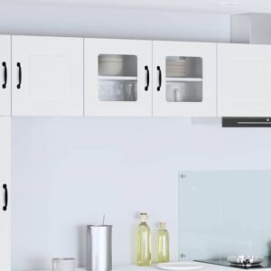 Kitchen Cabinet Kalmar White 80 x 31 x 40 cm Engineered Wood vidaXL Kitchen Cabinet Kalmar White 80 x 31 x 40 cm Engineered Wood vidaXL