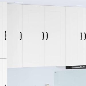 Kitchen Cabinet Kalmar High Gloss White 80 x 31 x 100 cm vidaXL Kitchen Cabinet Kalmar High Gloss White 80 x 31 x 100 cm vidaXL