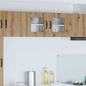 Kitchen Cabinet with Storage Kalmar Artisan Oak 80 x 31 x 40 cm vidaXL Kitchen Cabinet with Storage Kalmar Artisan Oak 80 x 31 x 40 cm vidaXL