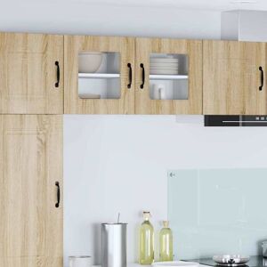 Kitchen Wall Cabinet with Door 2 pcs Sonoma Oak 40 x 31 x 40 cm vidaXL Kitchen Wall Cabinet with Door 2 pcs Sonoma Oak 40 x 31 x 40 cm vidaXL