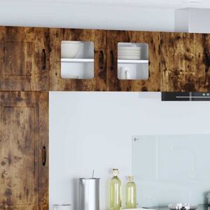 Kitchen Cabinet with Storage Kalmar Smoked Oak 40 x 31 x 40 cm vidaXL Kitchen Cabinet with Storage Kalmar Smoked Oak 40 x 31 x 40 cm vidaXL