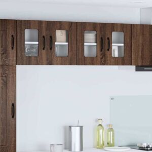 Kitchen Cabinet with Storage Kalmar Brown Oak 60 x 31 x 40 cm vidaXL Kitchen Cabinet with Storage Kalmar Brown Oak 60 x 31 x 40 cm vidaXL