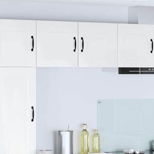 Kitchen Cabinet Kalmar 2 pcs High Gloss White 40 x 31 x 40 cm vidaXL Kitchen Cabinet Kalmar 2 pcs High Gloss White 40 x 31 x 40 cm vidaXL