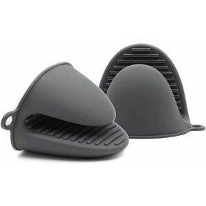 DAZZLER Oven Glove Thicken Silicone Pot Holder Mini Oven Mitt Heat Resistant Pinch Covers for Baking, Cooking, Bbq Grilling (grey) DAZZLER Oven Glove Thicken Silicone Pot Holder Mini Oven Mitt Heat Resistant Pinch Covers for Baking, Cooking, Bbq Grilling (grey)