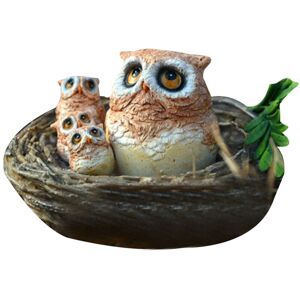 Tlily - Owl animal Figurine Modern Crafts home Decoration accessories miniature garden tabletop Shelves ornament(Z11176A) Tlily - Owl animal Figurine Modern Crafts home Decoration accessories miniature garden tabletop Shelves ornament(Z11176A)