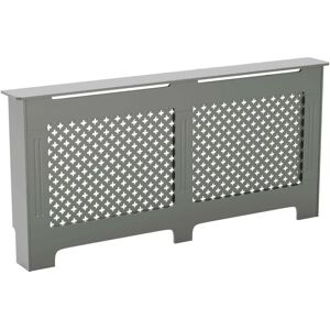Home Discount - Oxford Radiator Cover mdf Modern Cabinet Grill, Grey, Extra Large Home Discount - Oxford Radiator Cover mdf Modern Cabinet Grill, Grey, Extra Large