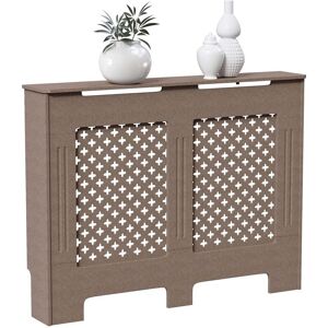 Home Discount - Oxford Radiator Cover mdf Modern Cabinet Grill, Unfinished, Medium Home Discount - Oxford Radiator Cover mdf Modern Cabinet Grill, Unfinished, Medium