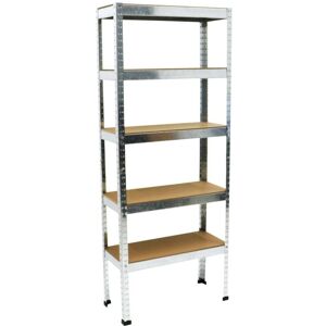 Oypla - 500kg Heavy Duty 5 Tier Metal Storage Garage Shelving Racking Oypla - 500kg Heavy Duty 5 Tier Metal Storage Garage Shelving Racking