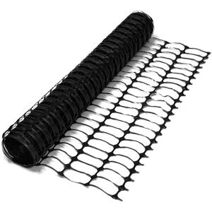 Oypla - Heavy Duty Black Safety Barrier Mesh Fencing 1mtr x 25mtr Oypla - Heavy Duty Black Safety Barrier Mesh Fencing 1mtr x 25mtr