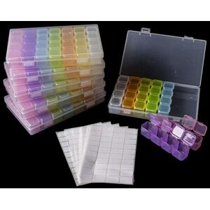 Aiperq - Pack 28 Grids Diamond Painting Storage Box 5D Diamond Painting Accessories Storage Box for Diamond Embroidery, Nail Diamonds, Multicolor, Aiperq - Pack 28 Grids Diamond Painting Storage Box 5D Diamond Painting Accessories Storage Box for Diamond Embroidery, Nail Diamonds, Multicolor,