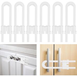 Pack Baby Cabinet Locks, U Shape Child Safety Locks, Baby Safety Cabinet Locks, Adjustable Drawer Locks for Knobs, Drawers, Cupboards Pack Baby Cabinet Locks, U Shape Child Safety Locks, Baby Safety Cabinet Locks, Adjustable Drawer Locks for Knobs, Drawers, Cupboards