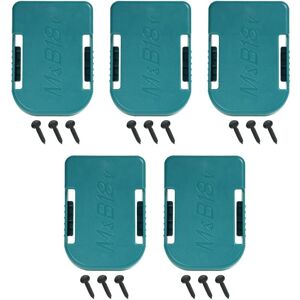 Aougo - Pack Battery Holder Mounts for Makita, Also for Bosch18V Battery Cover, Belt Clip Battery Holder Mount on Shelf Wall Aougo - Pack Battery Holder Mounts for Makita, Also for Bosch18V Battery Cover, Belt Clip Battery Holder Mount on Shelf Wall