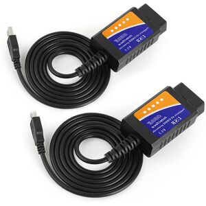 COOCHEER Pack, Car Fault Detector - Reads and Clears Fault Codes in 3 Minutes ELM327 USB V1.5 OBD2 Scanner with Manual CD OBDII Diagnostic Box for All Vehicles COOCHEER Pack, Car Fault Detector - Reads and Clears Fault Codes in 3 Minutes ELM327 USB V1.5 OBD2 Scanner with Manual CD OBDII Diagnostic Box for All Vehicles