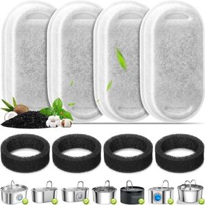 YMYNY Pack Cat Waterer Filters, Replacement Filters and Pre-Filter Sponges for 3.2L/108oz and 67oz/2L Stainless Steel Cat Waterer MUMU YMYNY Pack Cat Waterer Filters, Replacement Filters and Pre-Filter Sponges for 3.2L/108oz and 67oz/2L Stainless Steel Cat Waterer MUMU