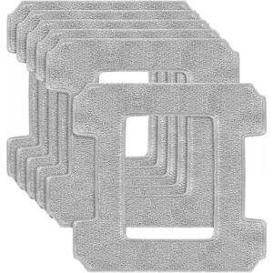 CYSLMUK 6 Pack Cleaning Pads for Ecovacs Winbot W1 / W1 Pro / W2 / W2 Omni Window Cleaning Robots - For Window Cleaning Robot - Washable Microfiber Cleaning CYSLMUK 6 Pack Cleaning Pads for Ecovacs Winbot W1 / W1 Pro / W2 / W2 Omni Window Cleaning Robots - For Window Cleaning Robot - Washable Microfiber Cleaning