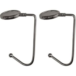 Ymyny - Pack Handbag Hooks - Black - Foldable Bag Hook - Bag Holder for Table or Desk - For Hanging Handbags and Small Items mumu Ymyny - Pack Handbag Hooks - Black - Foldable Bag Hook - Bag Holder for Table or Desk - For Hanging Handbags and Small Items mumu