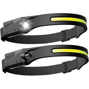 GOTRAYS Pack led Headlamps with Built-in Battery usb Rechargeable Flashlight 5 Lighting Modes Weatherproof Motion Sensor GOTRAYS Pack led Headlamps with Built-in Battery usb Rechargeable Flashlight 5 Lighting Modes Weatherproof Motion Sensor