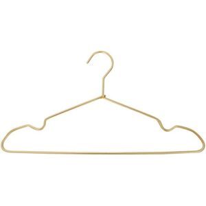 CYSLMUK Pack of 10 43cm Gold Metal Iron Clothes Hangers, Elegant and Quality, for Suits T-Shirts Shirts Jackets Dresses, Non-Slip Notches, Durable CYSLMUK Pack of 10 43cm Gold Metal Iron Clothes Hangers, Elegant and Quality, for Suits T-Shirts Shirts Jackets Dresses, Non-Slip Notches, Durable