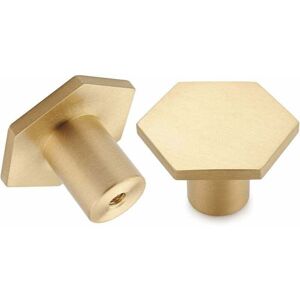 Csparkv - Pack of 10, Brushed Brass Cabinet Knobs, Gold Dresser Drawer Knobs, for Cabinets, Cupboards, Bathroom and Kitchen Csparkv - Pack of 10, Brushed Brass Cabinet Knobs, Gold Dresser Drawer Knobs, for Cabinets, Cupboards, Bathroom and Kitchen