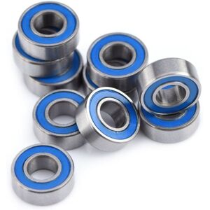 IKODM Pack of 10 Miniature Steel Ball Bearings Double Shielded 5 x 11 x 4 mm IKODM Pack of 10 Miniature Steel Ball Bearings Double Shielded 5 x 11 x 4 mm
