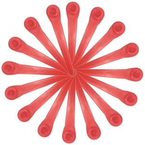 MOONSTARS Pack of 100 Plastic Blades compatible with Gardena Strimmer, Replacement Blades for Gardena Strimmers and Cordless Strimmers. MOONSTARS Pack of 100 Plastic Blades compatible with Gardena Strimmer, Replacement Blades for Gardena Strimmers and Cordless Strimmers.