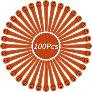 TOOLIVE Pack of 100 replacement blades compatible with the Gardena lawn trimmer, plastic blade for Gardena 9823 9825 9820 9821 TOOLIVE Pack of 100 replacement blades compatible with the Gardena lawn trimmer, plastic blade for Gardena 9823 9825 9820 9821