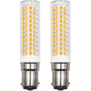 AOUGO Pack of 2 B15d led Bulbs Replacing 75W 90W 80W Warm White 3000K 220V 230V 890lm 7W Wall Sconce for Living Room Chandelier Sewing Machine [Energy AOUGO Pack of 2 B15d led Bulbs Replacing 75W 90W 80W Warm White 3000K 220V 230V 890lm 7W Wall Sconce for Living Room Chandelier Sewing Machine [Energy