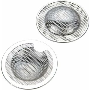 Ymyny - Pack of 2 small stainless steel sink strainers (small)(S) - ideal for kitchen sink, sink, shower, bathtub mumu Ymyny - Pack of 2 small stainless steel sink strainers (small)(S) - ideal for kitchen sink, sink, shower, bathtub mumu