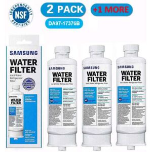 SNQ Pack of 3 replacement refrigerator water filters for Samsung DA97-17376B DA97-08006C HAF-QIN HAF-QIN/EXP SNQ Pack of 3 replacement refrigerator water filters for Samsung DA97-17376B DA97-08006C HAF-QIN HAF-QIN/EXP